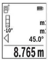 BOSCH GLM 5027 CG Professional - b) Medicion doble indirecta de alterua (ver figura F) - 1