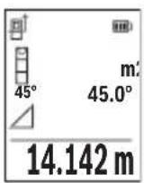 BOSCH GLM 5027 CG Professional - a) Posredno merjenje visine (glejte sliko E) - 1