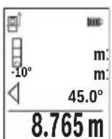 BOSCH GLM 5027 CG Professional - b) Māsurarea indirecta dubla a inaltimilor (consultati imaginea F) - 1