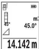 BOSCH GLM 5027 CG Professional - a) Indirekte højdemåling (se billede E) - 1