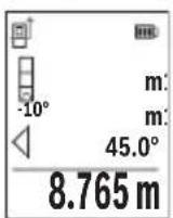 BOSCH GLM 5027 CG Professional - b) Dvojité nepriame meranie vyšky (pozri obrázok F) - 1