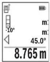 BOSCH GLM 5027 CG Professional - b) Dvigubas netiesioginis aukšćio matavimas (žr. F pav.) - 1