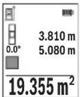 BOSCH GLM 5027 CG Professional - Pomiar powierzchni - 1