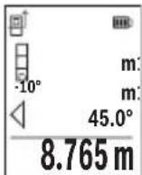 BOSCH GLM 5027 CG Professional - b) Dubbele indirecte hoogtemeting (zie afbeelding F) - 1