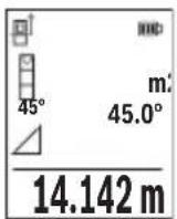 BOSCH GLM 5027 CG Professional - a) Kozvetett magassagmérés (lásda E abrát) - 1