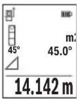 BOSCH GLM 5027 CG Professional - a) Indirekte høydemåling (se bilde E) - 1