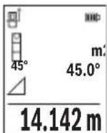 BOSCH GLM 5027 CG Professional - a) Indirecte hoogtemeting (zie afbeelding E) - 1