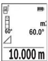 BOSCH GLM 5027 CG Professional - c) Nepriame meranie dlzky (pozri obrazok G) - 1