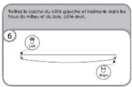 CANDY CHTL552WK - INVERSER LE SENS D'OUVERTURE DES PORTES - 7
