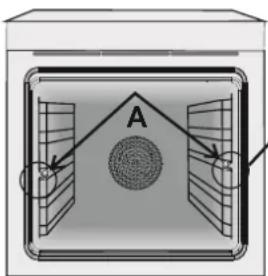 CANDY FLE0502A6X - Entfernen und Reinigung des Grillrosts: - 1