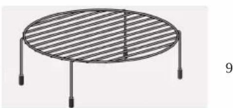 CANDY MEC440TXNE - Nomi dei componenti delorno e accessori - 4