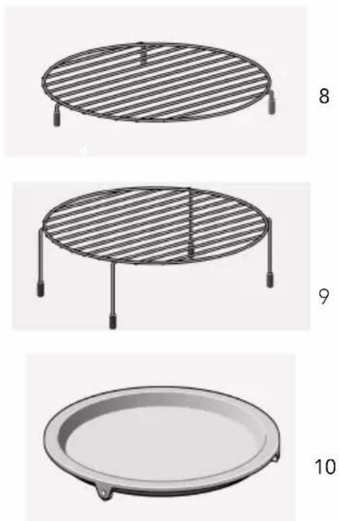 CANDY MEC440TXNE - Namen van ovenonderdelen en -accessoires - 2