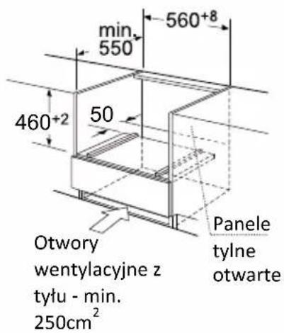 CANDY MEC440TXNE - Rysunek instalacyjny - 2
