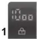 CANDY GVW 485TC01S - 1) SPIA PORTA BLOCCATA - 1