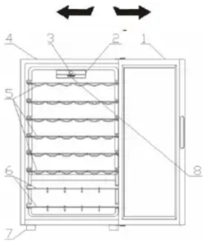 CANDY CWC 150 UKN - PORTA REVERSIBLE - 1