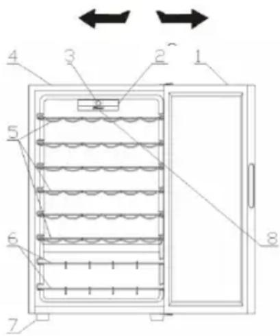 CANDY CWC 150 UKN - PORTA REVERSIVE - 1