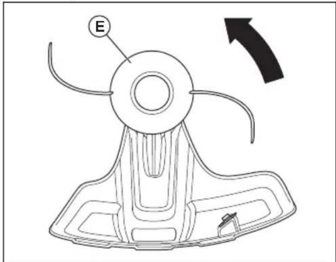 HUSQVARNA 329L - Fixation de la tête de désherbage - 2