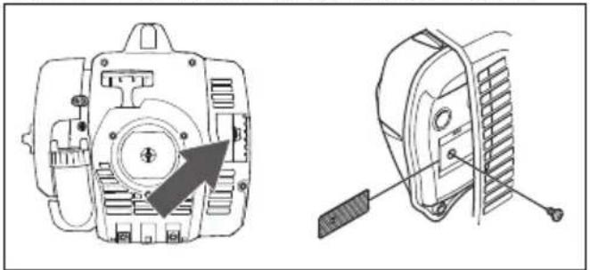 HUSQVARNA 329L - To do maintenance on the spark arrester screen - 1