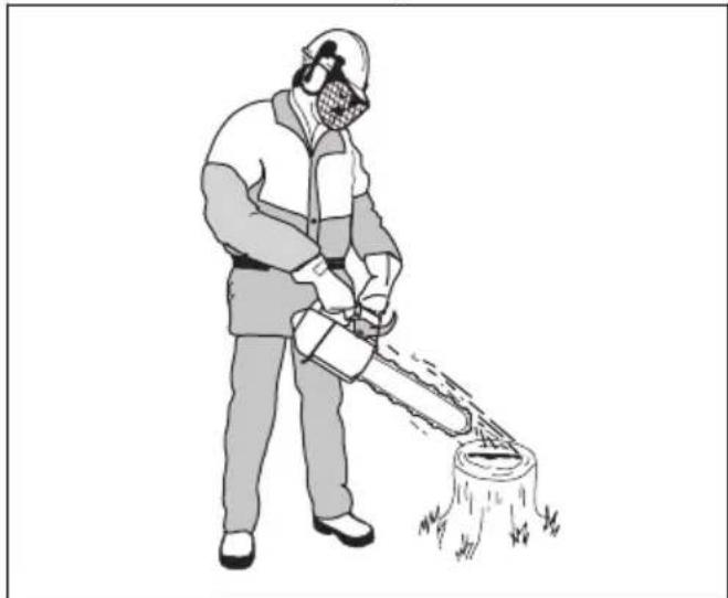 HUSQVARNA ST 424 - Teräketjuvoitelun tarkistaminen - 1