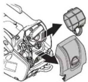 HUSQVARNA ST 424 - Rengöra luftfiltret - 1