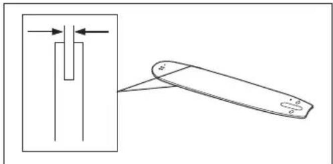 HUSQVARNA ST 424 - So montieren Sie die Führungsschiene und die Sägekette - 6