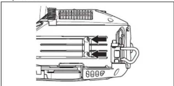 HUSQVARNA ST 424 - Kontrollera ljuddamparen - 1