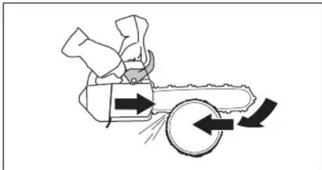 HUSQVARNA ST 424 - Ziehende und schiebende Kette - 1