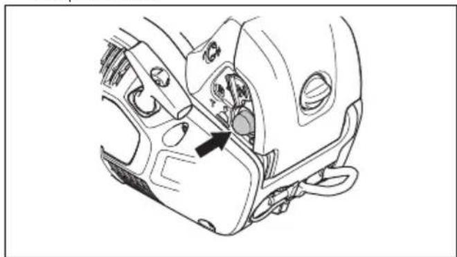 HUSQVARNA ST 424 - Preparazione dell'avviamento a motore caldo - 3