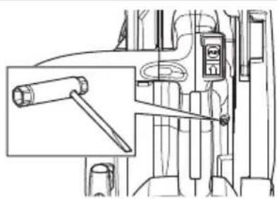 HUSQVARNA ST 424 - 手工才儿流量の調節方法 - 2