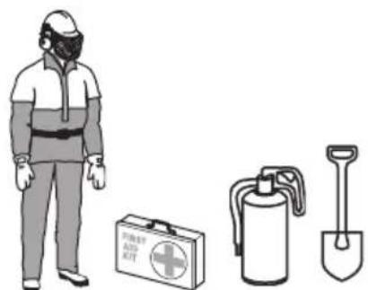 HUSQVARNA ST 424 - Afstelling van de carburateur - 1