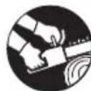 HUSQVARNA ST 424 - Symbole znajdujace sie na produktie - 10