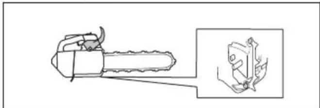 HUSQVARNA ST 424 - Pour contrôler l'attrape-chaine - 1