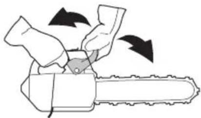 HUSQVARNA ST 424 - Takapotkusujuksen tarkistaminen - 1