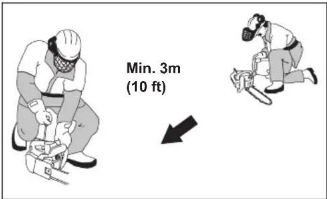 HUSQVARNA ST 424 - Bezpečnost pri manipulaci s palivem - 2