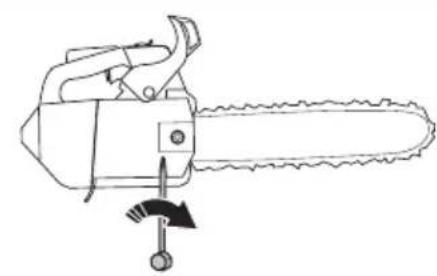 HUSQVARNA ST 424 - Regulacja napięcía lńcucha pity - 3