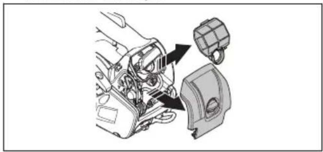 HUSQVARNA ST 424 - Ohuftri puhastamine - 1