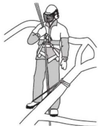 HUSQVARNA ST 424 - A termek fán történő muködtetese - 3