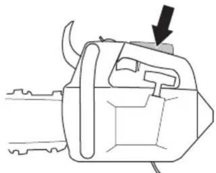 HUSQVARNA ST 424 - Kontrollige gaasihoovastiku nuppu ja gaasihoovastiku nupu lukku - 2