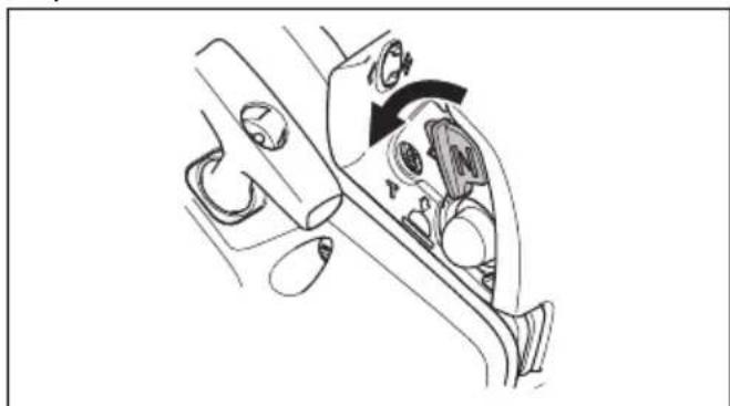 HUSQVARNA ST 424 - Preparazione dell'avviamento a motore freddo - 4