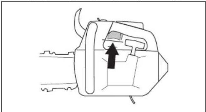 HUSQVARNA ST 424 - Sādan kontrolleres gasreguleringen og gasreguleringslåsen. - 3