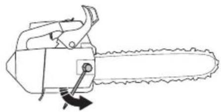 HUSQVARNA ST 424 - Come regolare la tensione della catena - 2