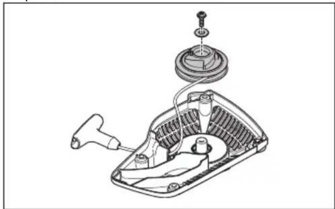 HUSQVARNA ST 424 - Pour remplacer un cable de démarreur rompu ou use - 3