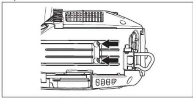 HUSQVARNA ST 424 - Sadan kontrolleres lyddæmperen - 1