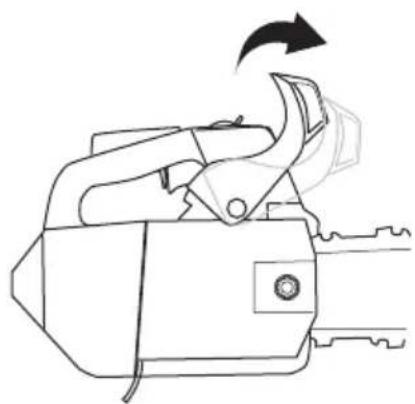 HUSQVARNA ST 424 - Felkészülés indítársa meleg motor esetén - 2