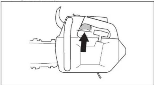 HUSQVARNA ST 424 - Droseles melites un droseles melites blokešanas mehanisma parbaudes veiksana - 3