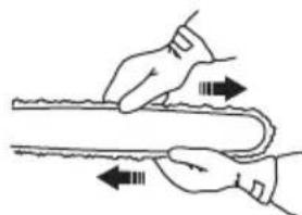 HUSQVARNA ST 424 - A fureszlanc feszesssegenek beallitasa - 4