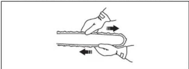 HUSQVARNA ST 424 - Sādan justerer du spændingen på savkæden - 4