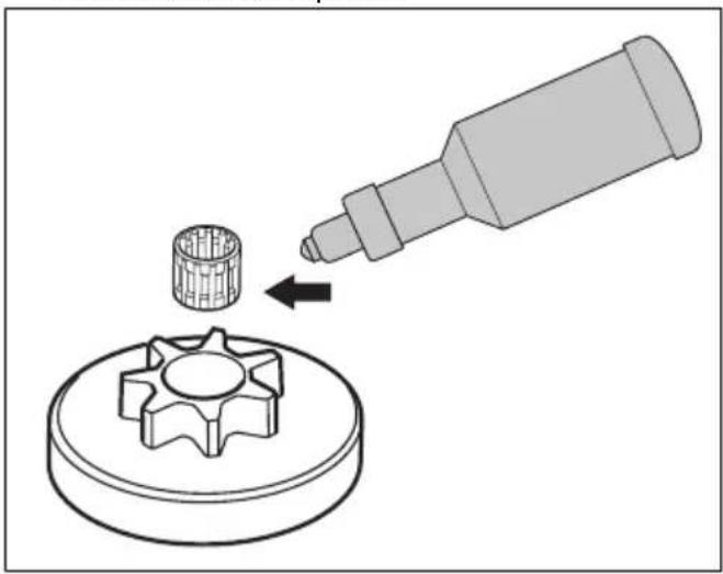 HUSQVARNA ST 424 - Pour lubrifier le roulement à aiguilles - 1