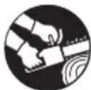 HUSQVARNA ST 424 - Symbole auf dem Gerät - 11