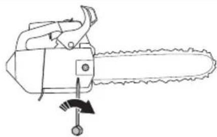 HUSQVARNA ST 424 - Come regolare la tensione della catena - 3